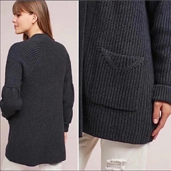 Anthropologie Knitted & Knotted Majella Chunky Knit Cardigan - Picture 3 of 16